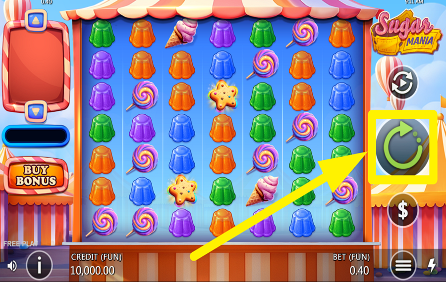 Games Inc Sugar Mania COMMENCEZ VOTRE JEU!
