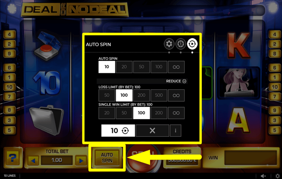 GAMING1 Deal or No Deal EXPLORE AUTOMATIC SPINS.