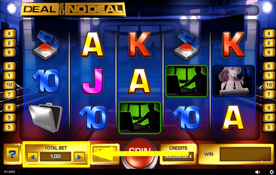 GAMING1 Deal or No Deal DETERMINE YOUR BET VALUE.