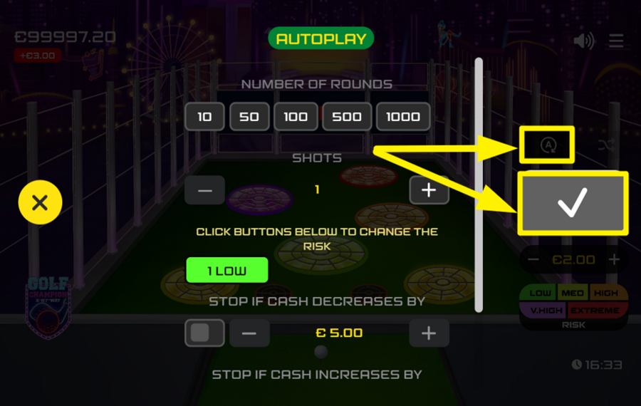 Gaming Corps Golf Champion ENABLE AUTOPLAY.