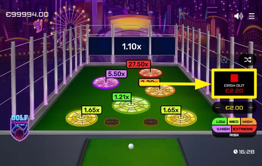 Gaming Corps Golf Champion CASH OUT YOUR WINNINGS.