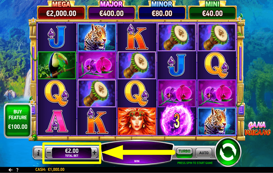 Gana Volcano DETERMINAR LA APUESTA.