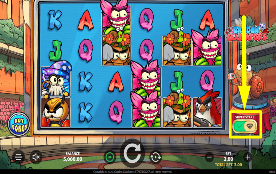 Garden Gladiators SELECT SUPER STAKE.