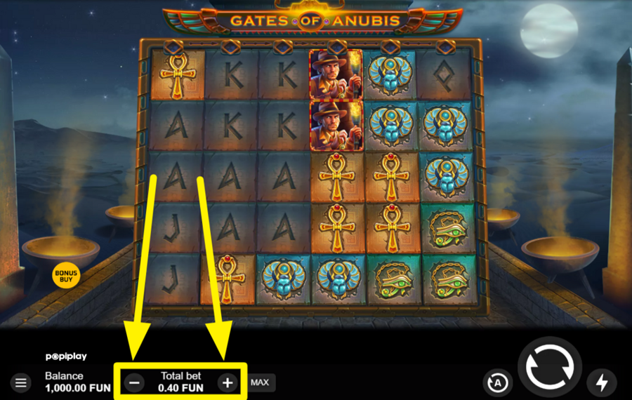 Gates of Anubis DÉTERMINEZ VOTRE PARI.