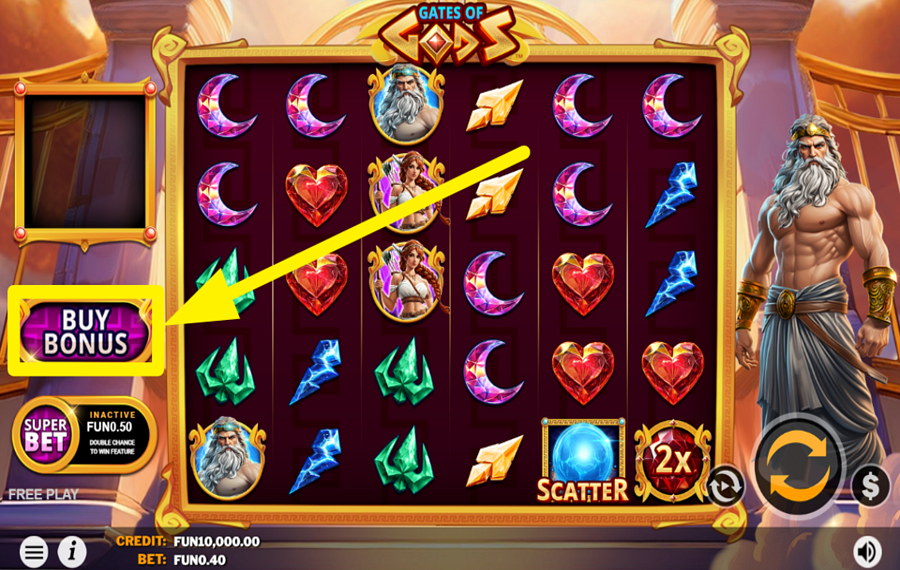 Gates of Gods ACHETEZ LE TOUR BONUS.