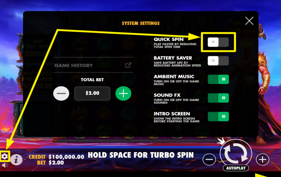 Gates of Hades ¡ACELERA LA ACCIÓN!