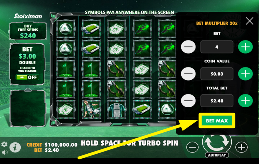 Gates of Leoforos ALLOCATE THE MAXIMUM BETTING AMOUNT.
