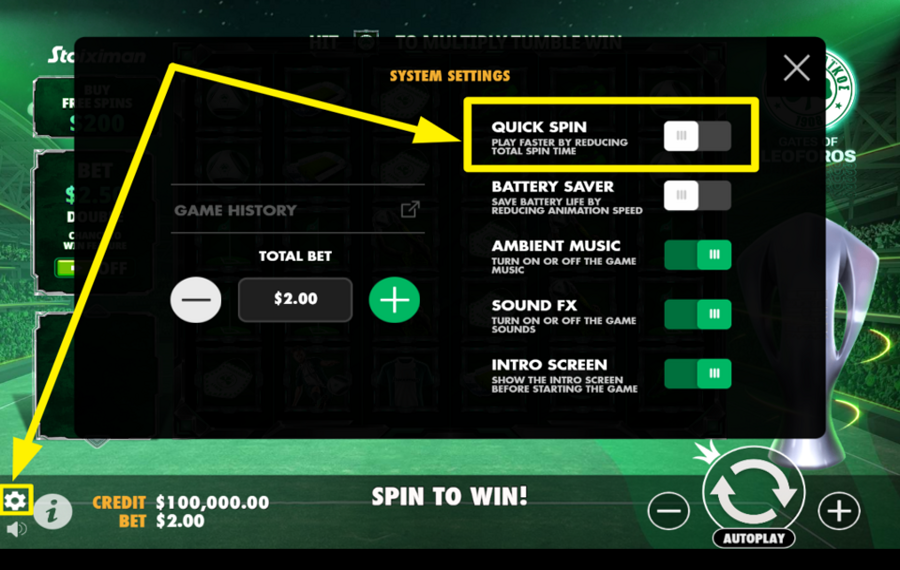 Gates of Leoforos CHANGE THE SPEED.