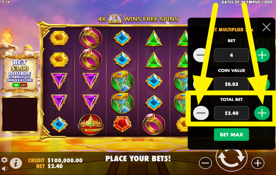 Gates of Olympus 1000 DÉTERMINEZ VOTRE MISE TOTALE.