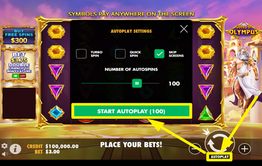 Gates of Olympus Pachi TRIGGER AUTOMATIC PLAY.