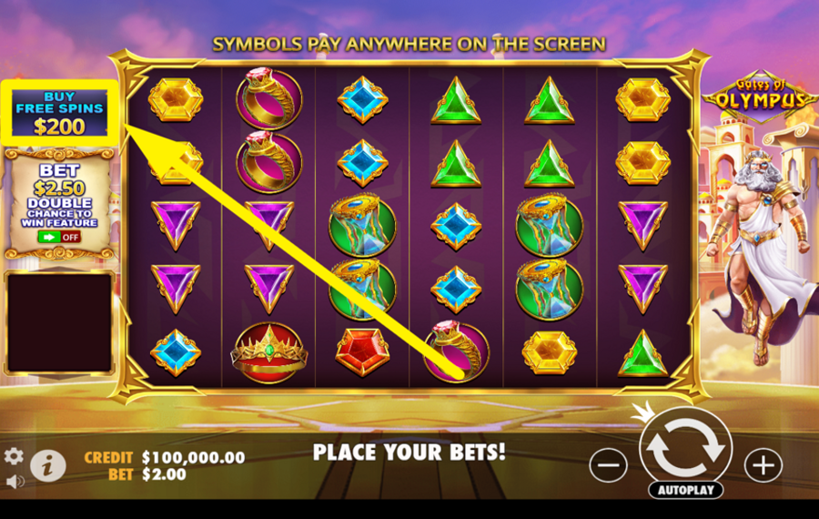 Gates of Olympus Pachi BUY FREE SPINS.