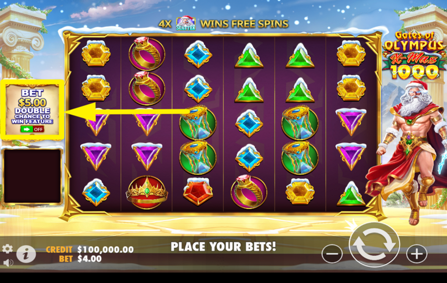 Gates of Olympus Xmas 1000 DOUBLEZ VOS CHANCES DE GAGNER !