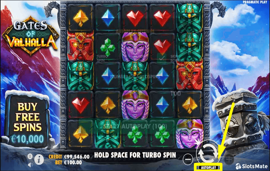 Gates of Valhalla Using the optional “Autoplay” feature.