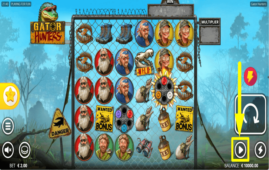 Gator Hunters APPLIQUER LA LECTURE AUTOMATIQUE.