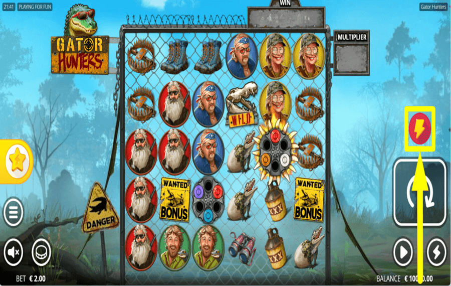 Gator Hunters OBTENEZ DES BONUS.