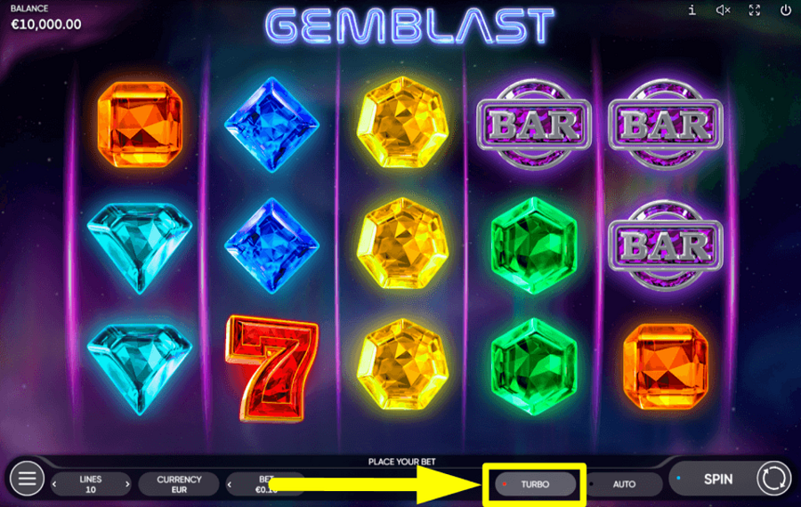 Gem Blast ATTIVA LA MODALITÀ TURBO.