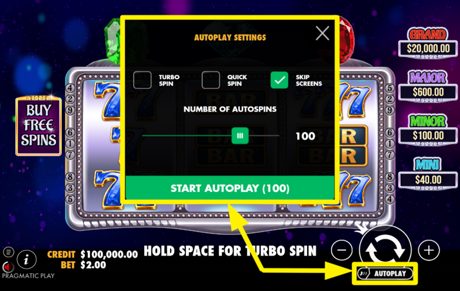 Gem Trio ACTIVER LA LECTURE AUTOMATIQUE.