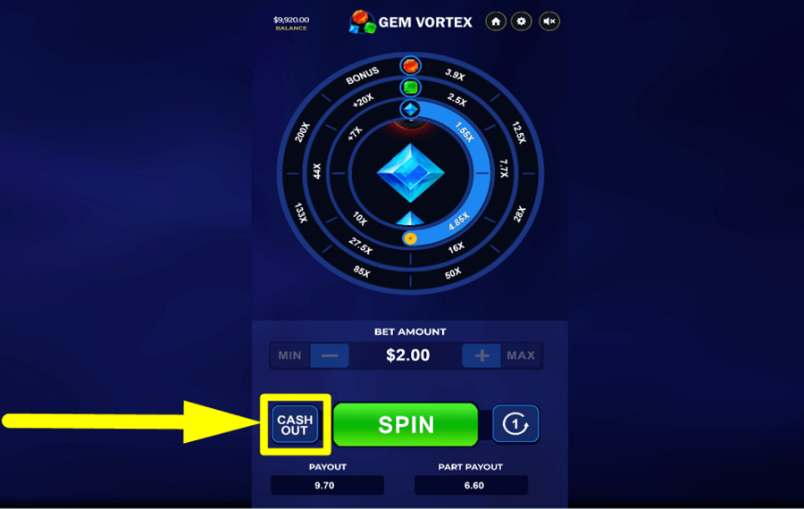 Gem Vortex ACCEPT THE REWARD.