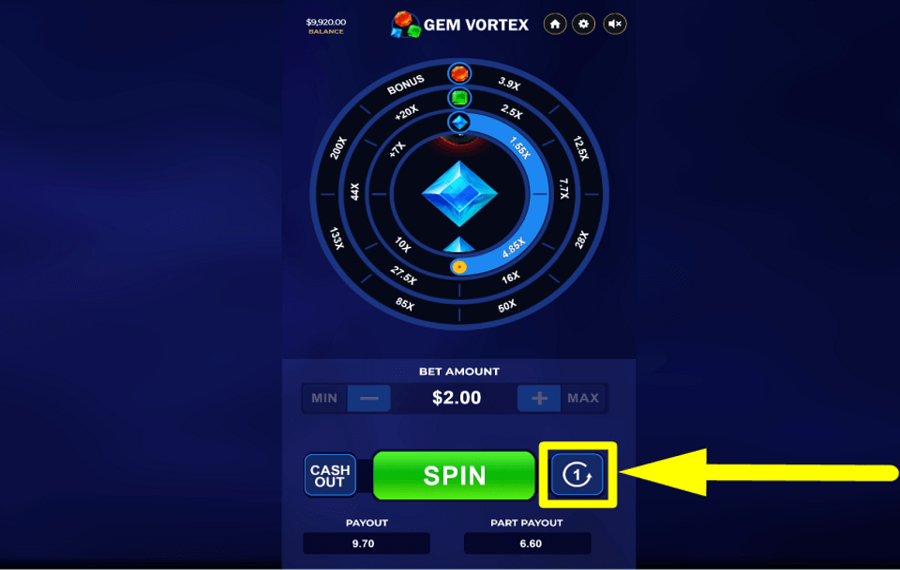 Gem Vortex ACQUIRE PARTIALLY.