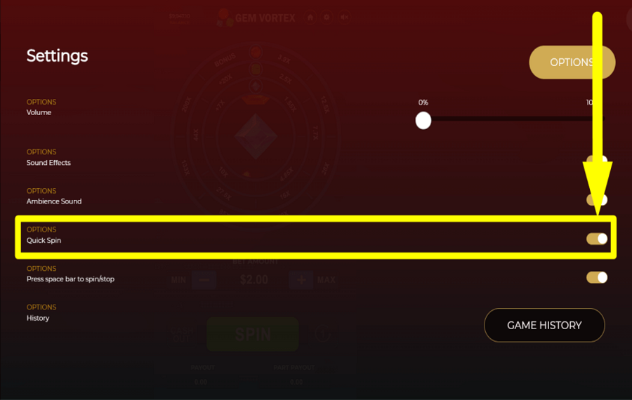 Gem Vortex ACTIVATE TURBO MODE.