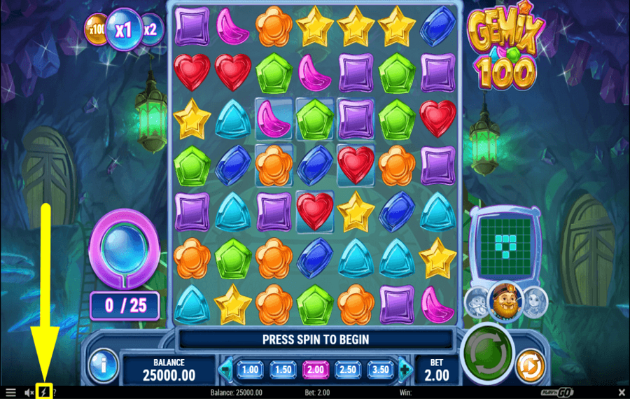 Gemix 100 ENABLE TURBO MODE.