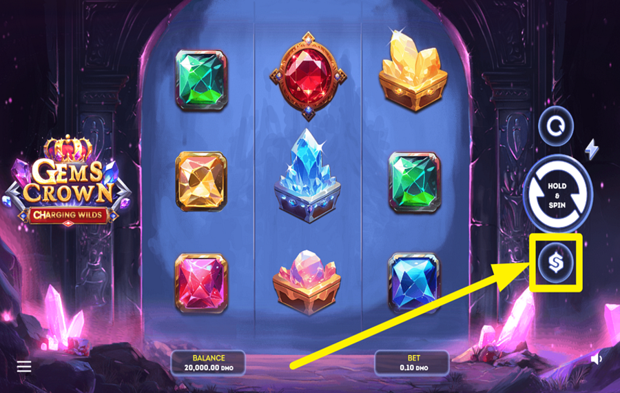 Gems Crown Charging Wilds DECIDI LA TUA SCOMMESSA.