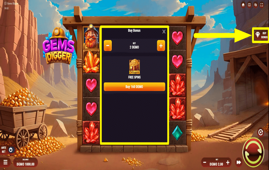Gems Digger ОПЛАТИТЕ БОНУС.