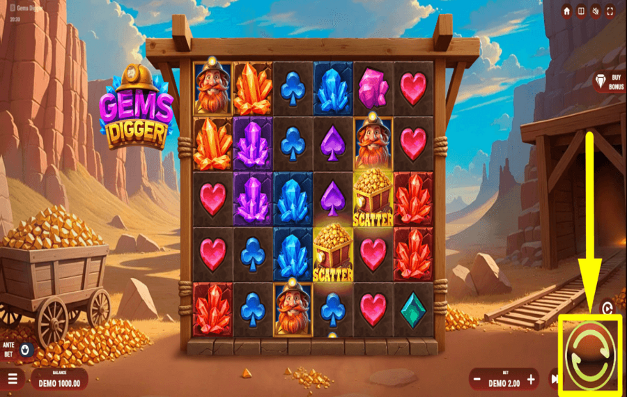Gems Digger ИГРАЙТЕ ЗА ПРИЗ.