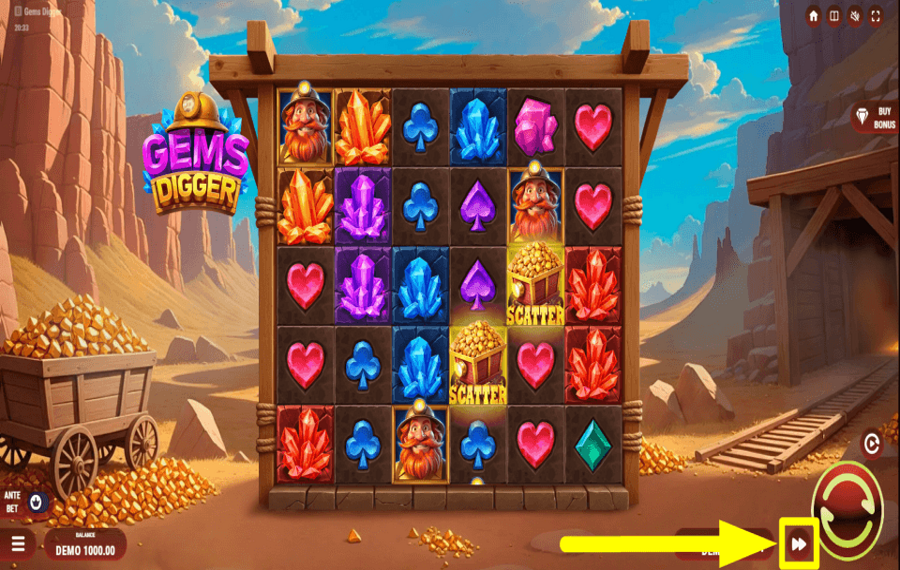 Gems Digger УВЕЛИЧЬТЕ ТЕМП.