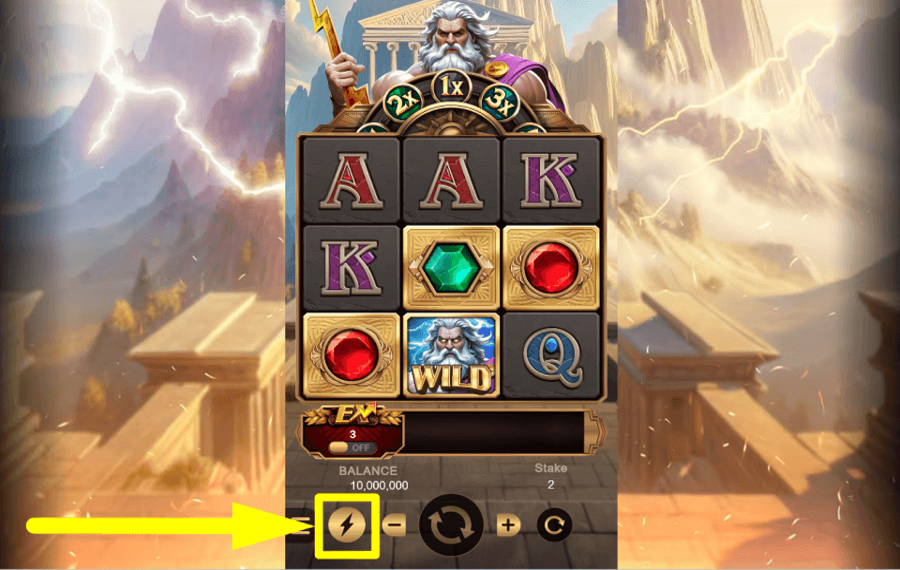 Gems of Zeus ACTIVEZ LE TURBO.