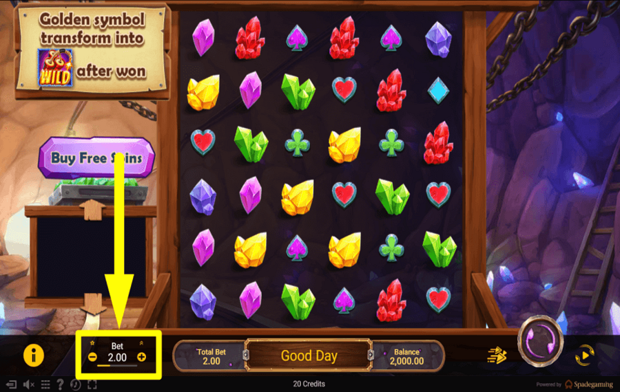 Gemstone Rush СДЕЛАЙТЕ ОБЩУЮ СТАВКУ.