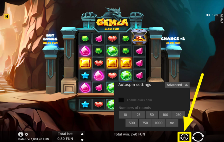 Gemza Xmas Edition ACTIVATE AUTOMATIC SPINNING.