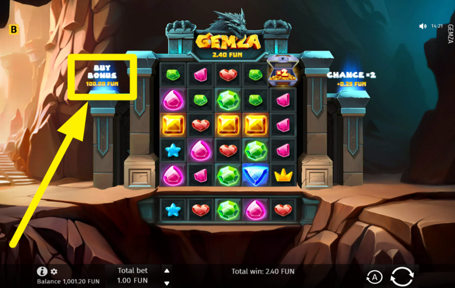 Gemza Xmas Edition UNLOCK BONUS SPINS.