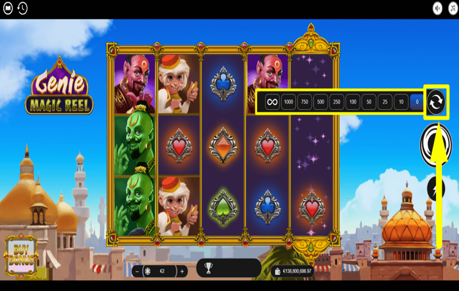 Genie Magic Reel ATTIVA RIPRODUZIONE AUTOMATICA.