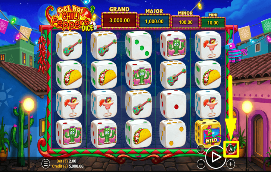 Get Hot Chili Peppers Dice CONTINUE AUTOMATICALLY.