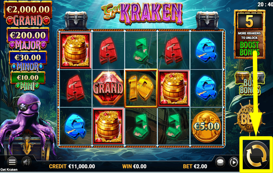 Get Kraken É HORA DE APOSTAR.