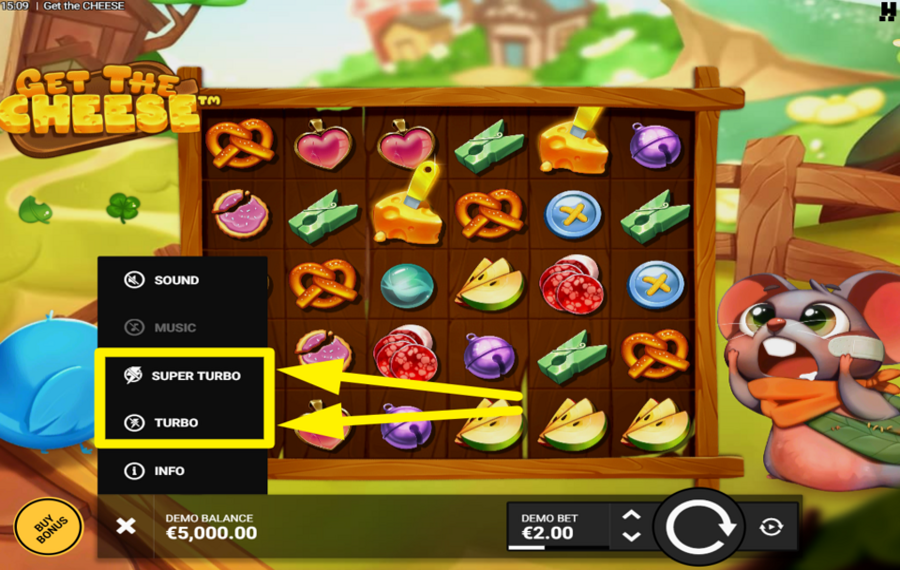 Get The Cheese SPEED UP THE ACTION!