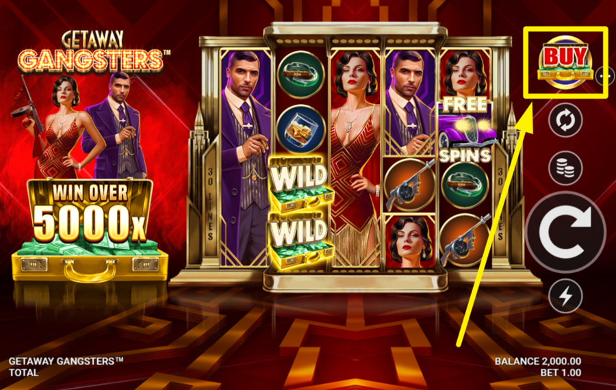 Getaway Gangsters ACQUIRE FREE SPINS.