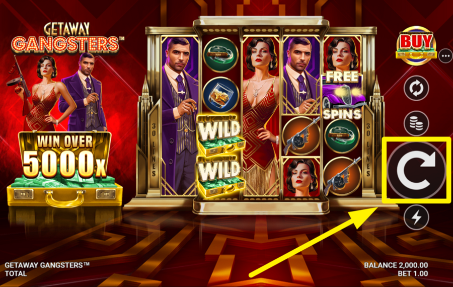 Getaway Gangsters SPIN FOR VICTORY!