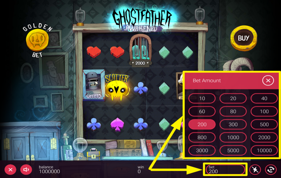 Ghostfather Awakened SET YOUR STAKE.