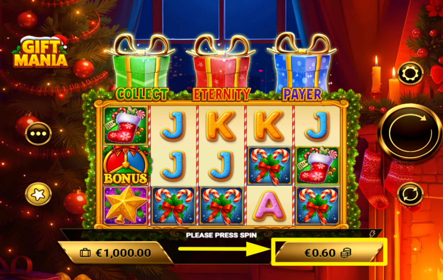 Gift Mania ОПРЕДЕЛИТЕ СВОЮ СТАВКУ.