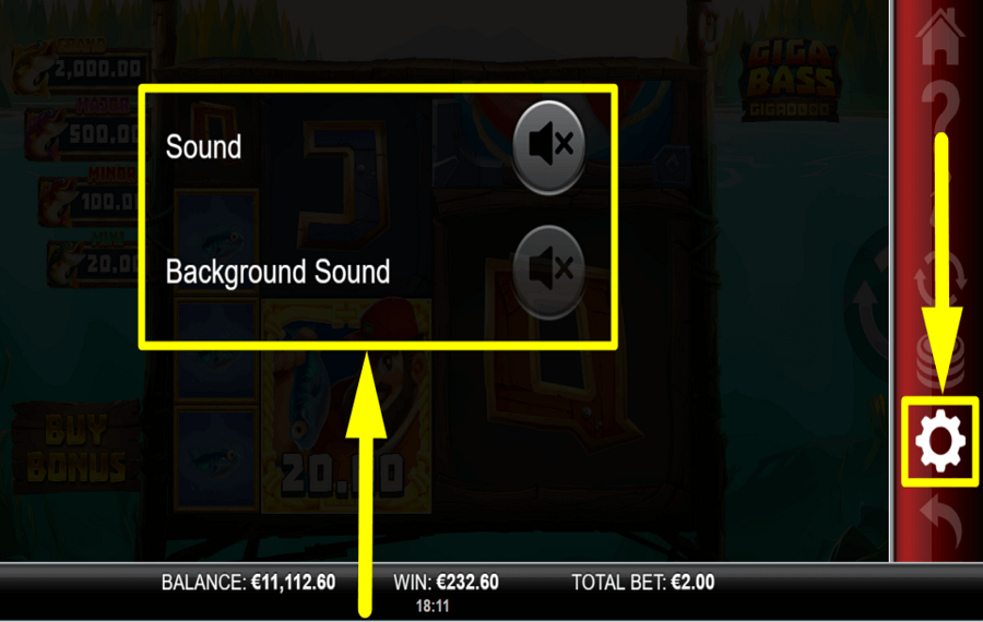 Giga Bass Gigablox CONTROL GAME VOLUME.