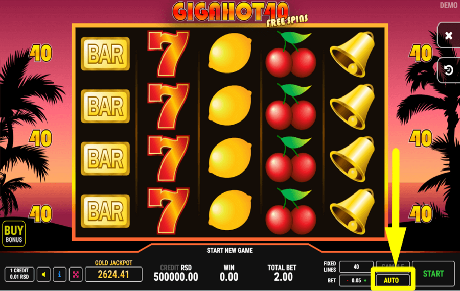 Giga Hot 40 Free Spins ACTIVATE AUTOPLAY.