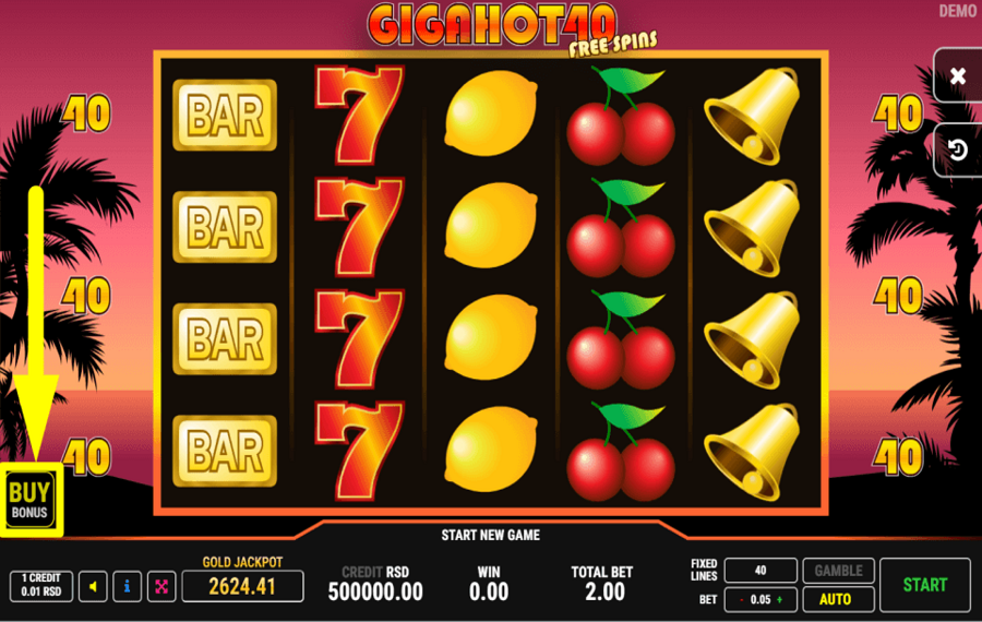 Giga Hot 40 Free Spins ACQUIRE EXTRA TURNS.