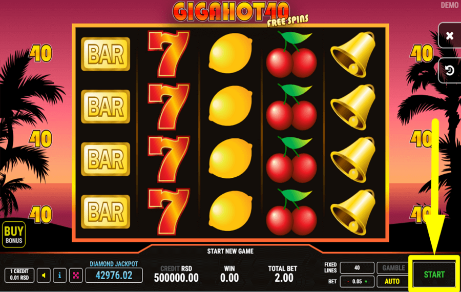 Giga Hot 40 Free Spins AIM FOR THE PRIZE.