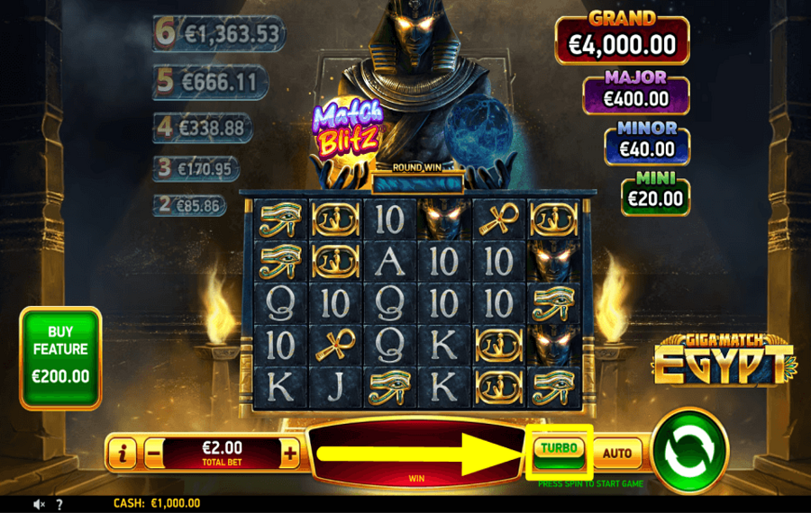 Giga Match Egypt CONTROL THE PACE.