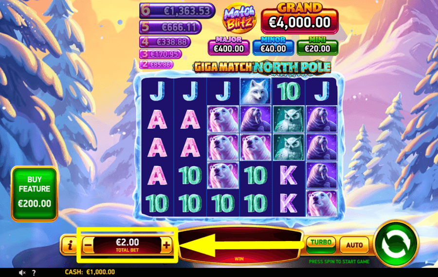 Giga Match North Pole SELECCIONA TU APUESTA.