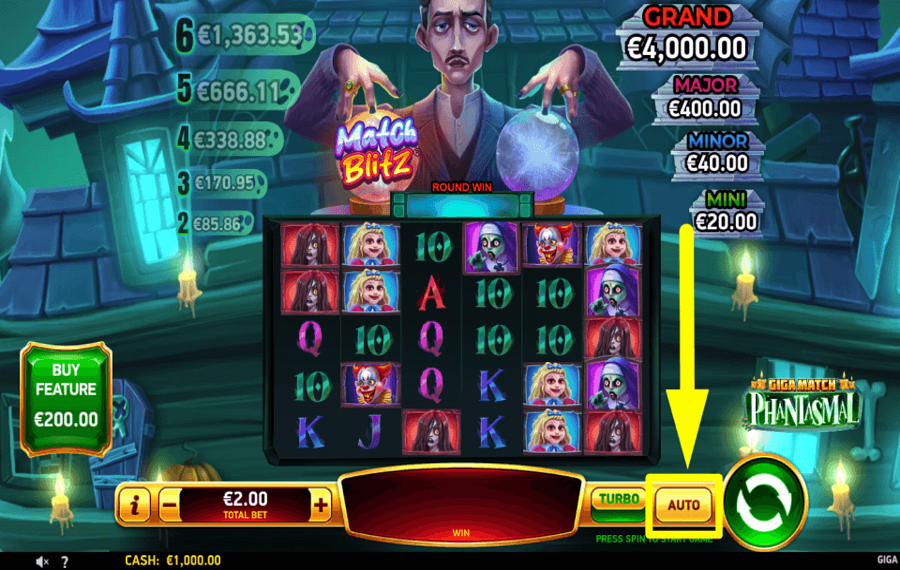 Giga Match Phantasmal НАЧАТЬ АВТОВОСПРОИЗВЕДЕНИЕ.