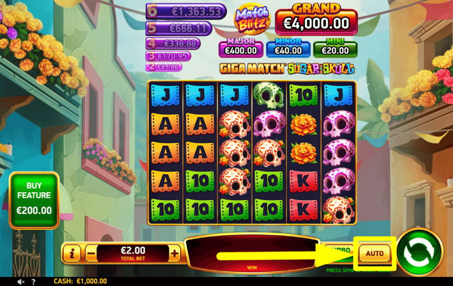 Giga Match Sugar Skull ПРОДОЛЖАЙТЕ АВТОВОСПРОИЗВЕДЕНИЕ.