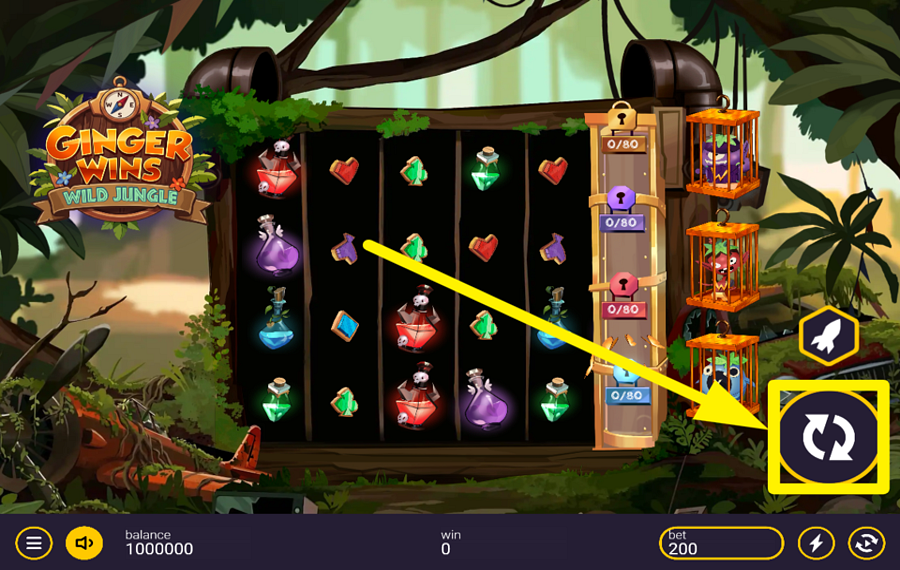 Ginger Wins Wild Jungle IGNITE THE EXCITEMENT!